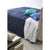 Coralli White with blue and green embroidery