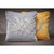 Piccole Gioie velluto Coralle Yellow with metallic embroidery