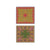 TAJ MAHAL bottle coaster set 2 pc