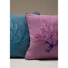 Corallomania White and green with blue embroidery